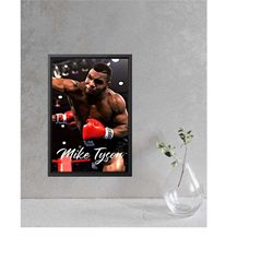 mike tyson boxing ring fight punch art canvas poster/gift/wall art decoration canvas ready to hang