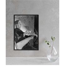 boris karloff - frankenstein vintage horror canvas|black & white canvas|popular wall art|halloween gift |frankenstein's