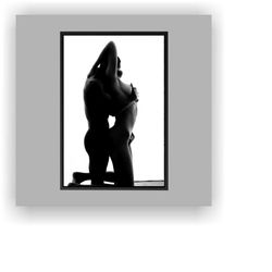 erotic man woman painting print, naked woman wall art, bedroom canvas art, sensual photo wall decor, sensual photo art c