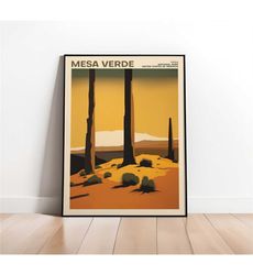 MESA VERDE National Park Poster - Minimalist Print
