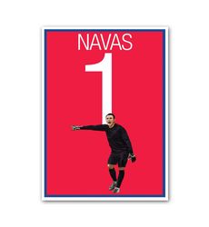 Keylor Navas Poster - Costa Rica Soccer Poster-