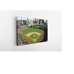 PNC Park Poster/Canvas, Aerial View, Pittsburgh Pirates Ballpark, Modern Baseball Wall Art, Home Decor, Game Day Keepsak