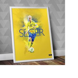 Caroline Seger - Sweden National Team / Caroline Seger Poster / Caroline Seger Print / Sweden / Women Soccer / Women Foo