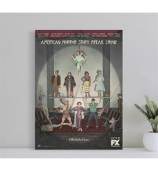american horror story season 4 poster, wall art