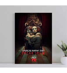 american horror story freak show movie poster, wall