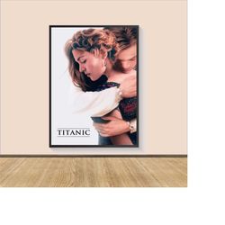Titanic Movie Poster Print, Canvas Wall Art, Room Decor, Movie Art, Gifts for Him/Her, Movie Print, Art Print, Film Post