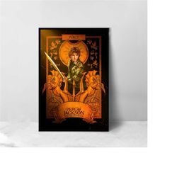 Percy Jackson and the Olympians Movie Poster - High Quality Canvas Art Print - Room Decoration - Art Poster For Gift