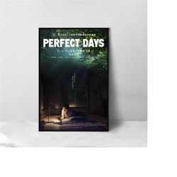 Perfect Days Movie Poster - High Quality Canvas Art Print - Room Decoration - Art Poster For Gift