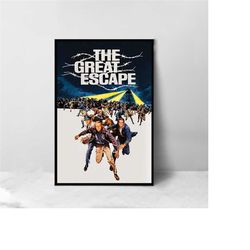 The Great Escape Movie Poster - High Quality Canvas Art Print - Room Decoration - Art Poster For Gift