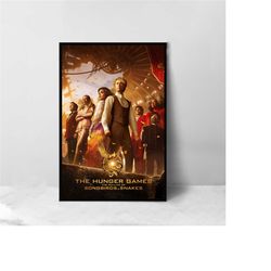 The Hunger Games The Ballad of Songbirds & Snakes Movie Poster - High Quality Canvas Art Print - Room Decoration - Art P
