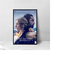 The Mountain Between Us Movie Poster - High Quality Canvas Art Print - Room Decoration - Art Poster For Gift