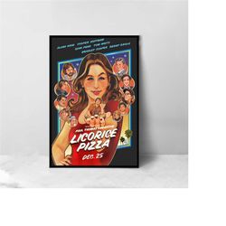 Licorice Pizza Movie Poster - High Quality Canvas Art Print - Room Decoration - Art Poster For Gift