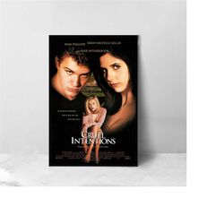 Cruel Intentions Movie Poster - High Quality Canvas Art Print - Room Decoration - Art Poster For Gift