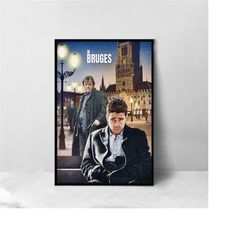 In Bruges Movie Poster - High Quality Canvas Art Print - Room Decoration - Art Poster For Gift