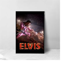 Elvis Movie Poster - High Quality Canvas Art Print - Room Decoration - Art Poster For Gift