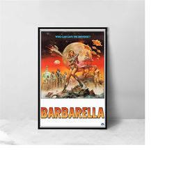 Barbarella Movie Poster - High Quality Canvas Art Print - Room Decoration - Art Poster For Gift