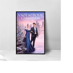 A Not So Royal Christmas Movie Poster - High Quality Canvas Art Print - Room Decoration - Art Poster For Gift