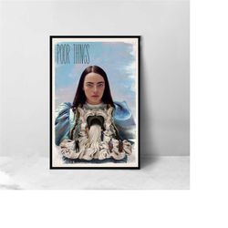 Poor Things Movie Poster - High Quality Canvas Art Print - Room Decoration - Art Poster For Gift