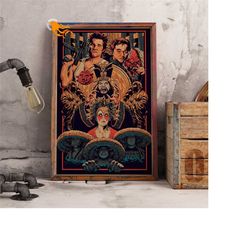 Big Trouble in Little China Retro Poster, Kraft Paper Print, Movie Wall Art Gift