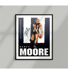 Sport Design - Darcy Moore, Collingwood Magpies, Australian