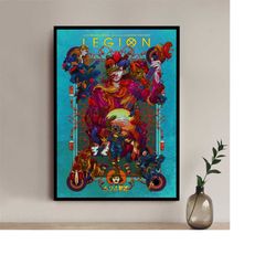 Legion Poster - High quality Canvas art print - Room decoration - Art Poster For Gift