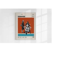 Quadrophenia Poster, Franc Roddam, Minimalist Movie Poster, Wall Art Print, Vintage Inspired Poster,Mid Century Modern P