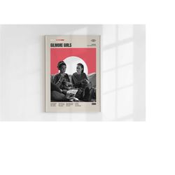 Gilmore Girls, Amy Sherman-Palladino, Minimalist Tv Series Poster, Wall Art Print, Vintage Inspired Poster,Mid Century M