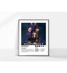 Wednesday Tv Show Poster / Wednesday Addams Sitcom