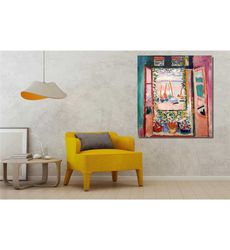 Henri Matisse The Open Window Canvas Wall Art