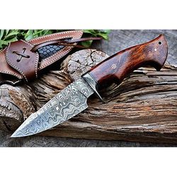 damascus knife,hunting knife,bushcraft knife,handmade knives,survival knife