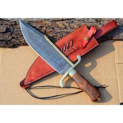 custom handmade carbon steel bowie knife survival knife outdoor knife