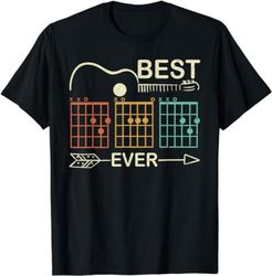 Retro Best Dad Ever D A D Chord Guitar Guitarist Fathers Day  T-Shirt, Sweatshirt, Hoodie - 43666