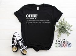 Chef Definition Cook Pastry Chef Culinary Cooking Funny T-shirt Cool Chef Uniform Gifts, Restaurant Dad Mom Christmas Bi