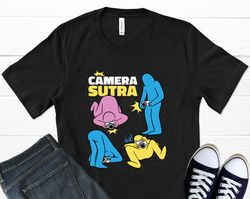 camera sutra t-shirt, photographer shirt, photography shirt, vintage camera, photo shirt, camera art, snap shirt, graphi