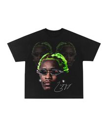 YOUNG THUG T-shirt Rap Tee Concert Merch Kanye Thugger Slime Season  Green Rare Hip Hop