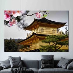living room wall art, japan landscape art, landscape glass printing, japanese view glass wall art, gift for her, canvas