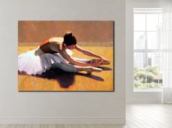 ballerina wall art for home decor,ballerina dancing canvas wall art, ballerina print art,ballet gifts,ballet home decor,
