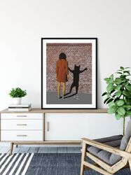 Cat prints, Cat lovers gift, Cat lady,  Large wall art, Extra large wall art, Large print, Wall art prints, Large prints