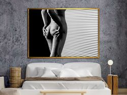 sexy woman canvas wall art , sexy woman canvas painting , erotic print,fantasy canvas, wall art canvas design, framed re