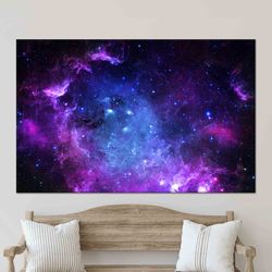 Sky Glass Panel, View 3D Canvas, Wall Decor Wall Decoration, Starry Sky Landscape Glass Art, Starry Sky Poster, Gift For