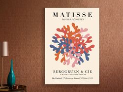 Matisse Exhibit Tribute,Papiers Dcoups, Exhibit, Berggruen & Cie, Vintage, Colorful, Contemporary Art, Historical Art, T
