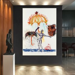 Salvador Dali Canvas Print, Reproductions Wall Art for Living Room Wall Decor, Surrealist Art, Extra Large Canvas Print