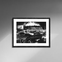 hot shot eeastbound, iaeger, west virginia photo poster framed canvas, o winston link museum, black white photo, canvas
