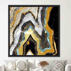 Gifts Art Wall Decor, Alcohol Ink Glass, Marble Canvas Gift, Glass, Luxury Marble Glass, Minimalist Wall Art Painted Gla