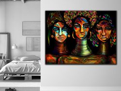 Vibrant Tribes A Portrait of Grace and Strength,Colorful Portraiture, Ethnic Beauty, Traditional Adornment, Vibrant Artw