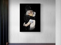 Woman Embracing the Starlight,Wonder, Serenity, Contemporary Art, Cosmic Connection, Beauty, Night Sky, Dreamscape, Ethe