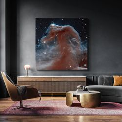 Horsehead Nebula CanvasPoster Art, NASA Hubble Space Telescope, Space Posters, Large Canvas Wall Art Print