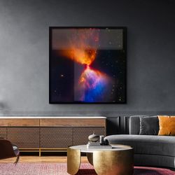 NASA L1527 and Protostar CanvasPoster Art, Space Posters, James Webb Space Telescope First Images, Large Canvas Wall Art