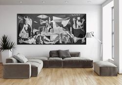 Guernica by Picasso Canvas Print - Guernica Wall Decor - Guernica Wall Art - Pablo Picasso Reproduction Print - Guernica