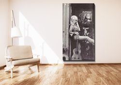 Dolly Parton PosterCanvas Wall Art,fashion Retro Art,Dolly Parton Print Art Canvas,Black White,Famous People Poster Art,